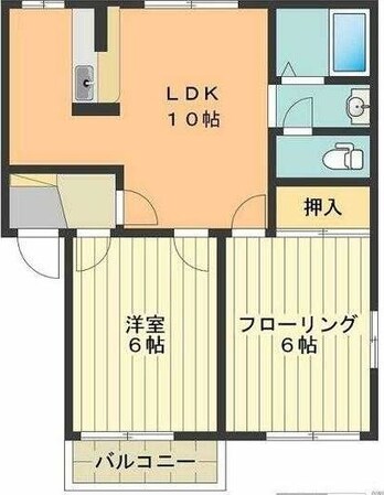 ドエル・ミナモトＢの物件間取画像